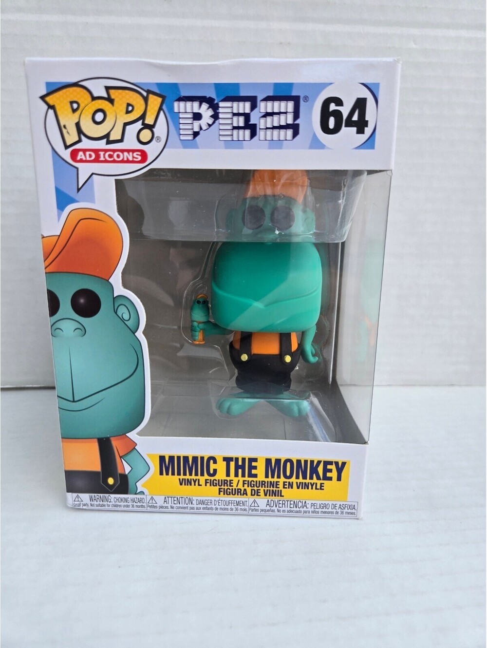 Funko Pop! Ad Icons Mimic the Monkey Vinyl Collectible Figure #64 - Very Good